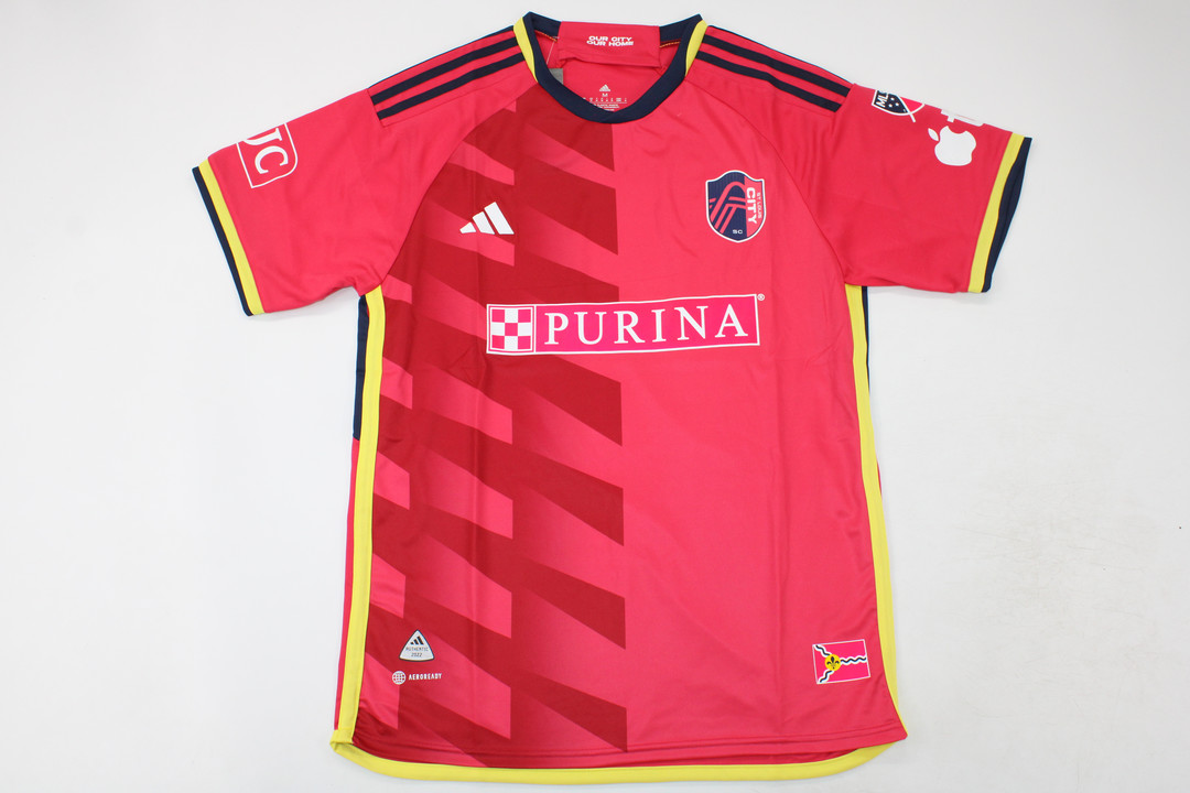 AAA Quality St. Louis City 23/24 Home Soccer Jersey